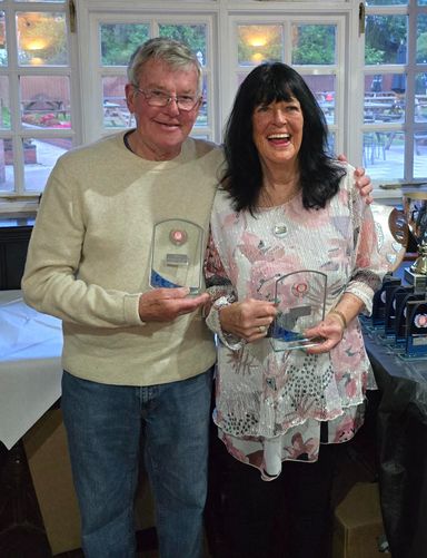 Pairs runners up - M Eaton & R Harris (Hythe Club)